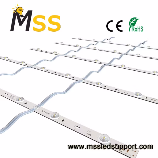 CE RoHS 24V 10,8W 1080lm Módulo de LED de retroiluminação Barra rígida de LED para caixa de luz lateral única