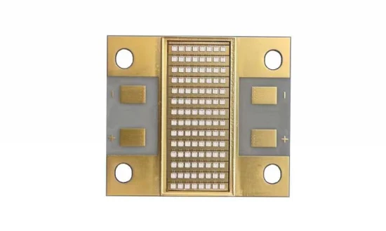 Chip COB de LED de alta potência de 28 W/Cm2 Chipset de 480 W Luz de 365 nm Lâmpada de 375 nm Lâmpada de 385 nm Placa de 395 nm 405 nm PCB UVA Array Módulo de LED UV para cura de impressora com lente focalizada
