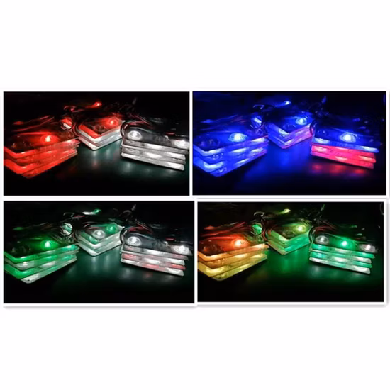 Módulo de sinal de LED colorido RGB multicolorido de alta potência em caixa de luz sinalização de publicidade iluminação de teto