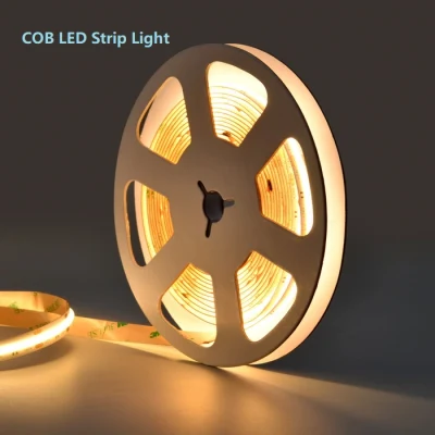 Faixa de LED DC12V COB para iluminação externa à prova d'água Faixas de luz flexíveis para decoração de casa