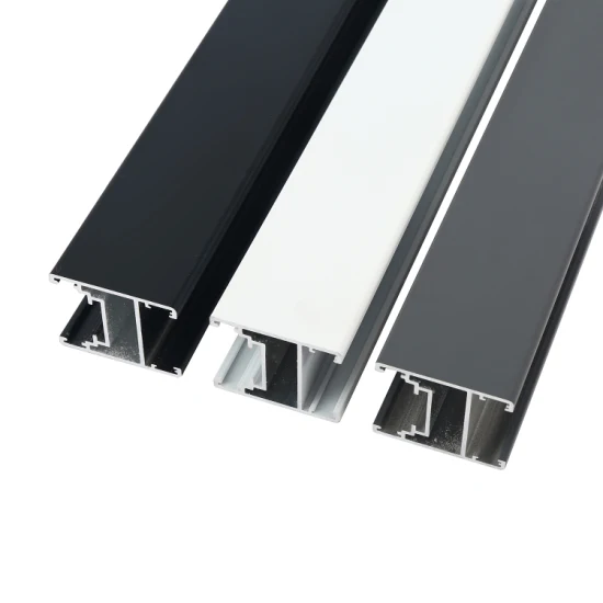Perfil de alumínio extrudado de LED de design personalizado Perfil de pingente de iluminação de LED linear de luz curva